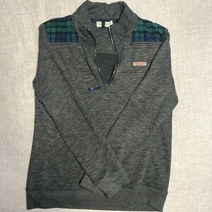 Vineyard Vines Gray and Plaid Shep Shirt